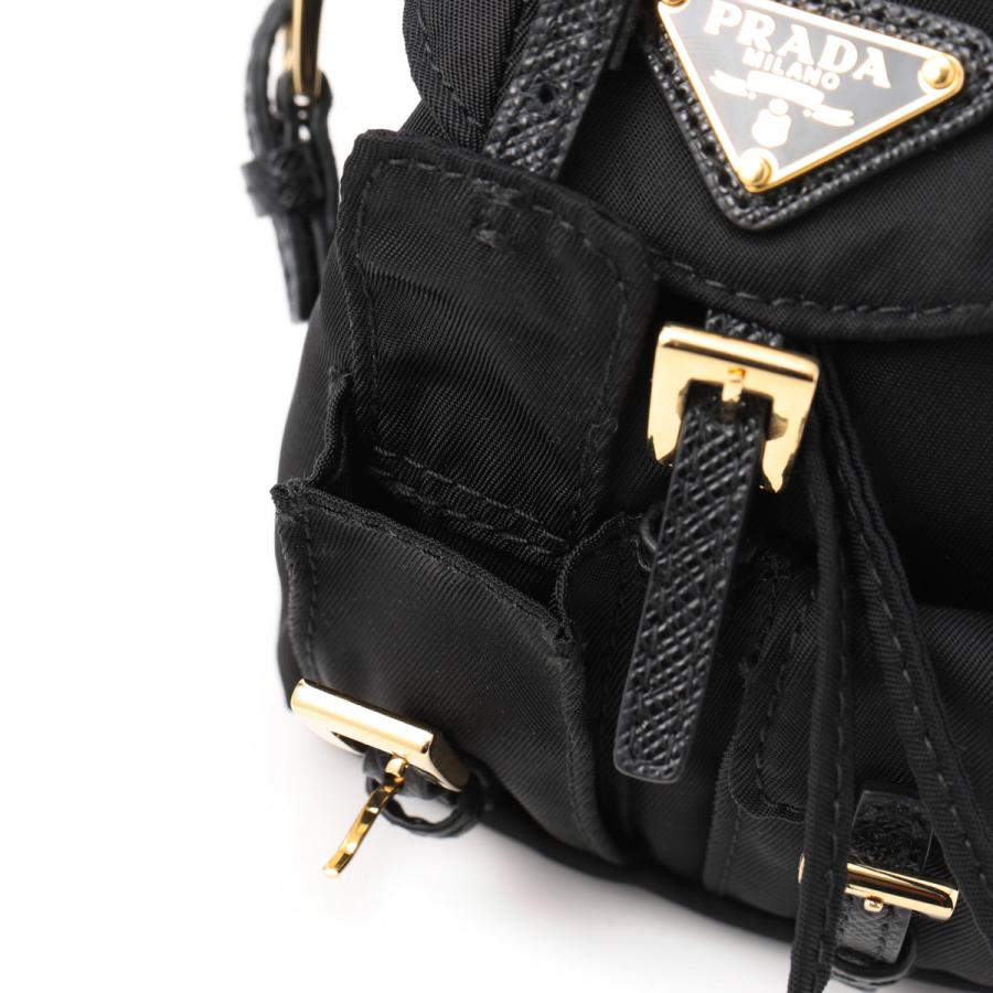 PRADA プラダ キーリング キーチャーム ブラック レディース