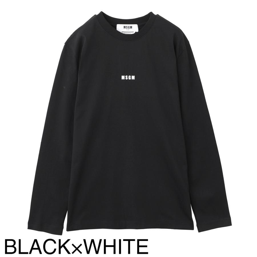 MSGM エムエスジーエム クルーネック 長袖Tシャツ レディース 