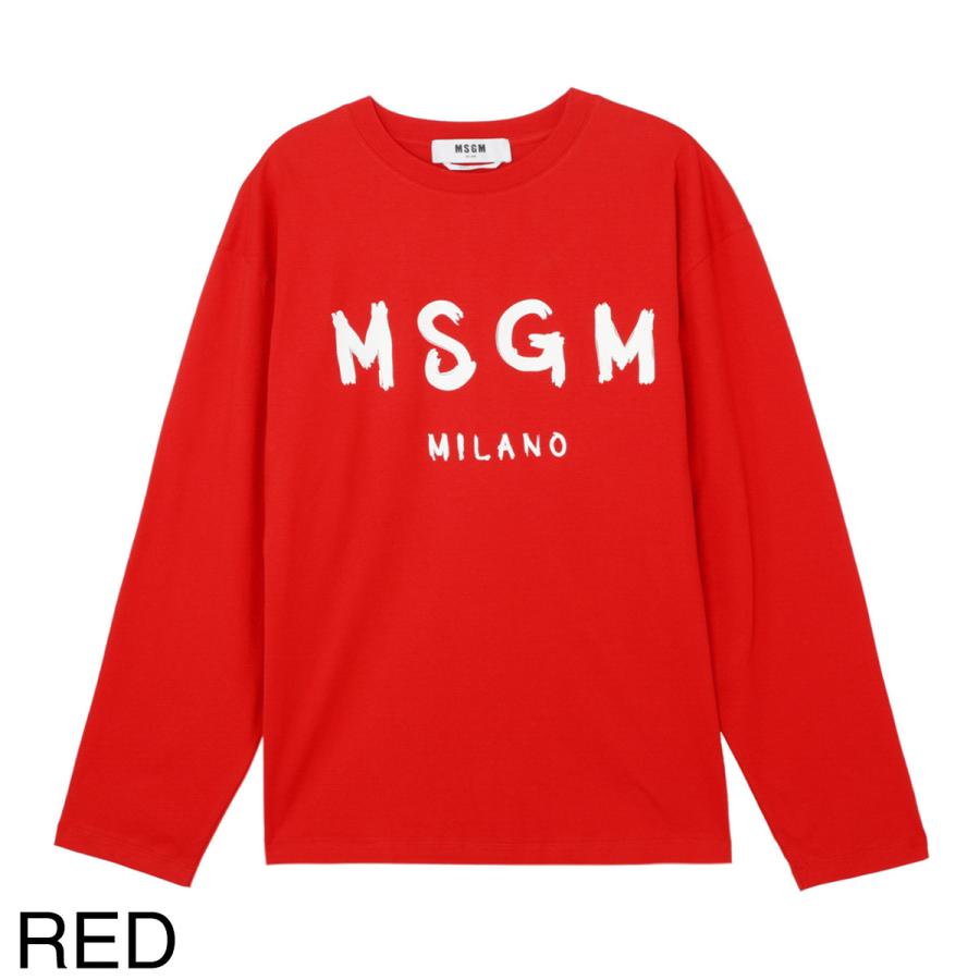 MSGM エムエスジーエム クルーネック 長袖Tシャツ メンズ