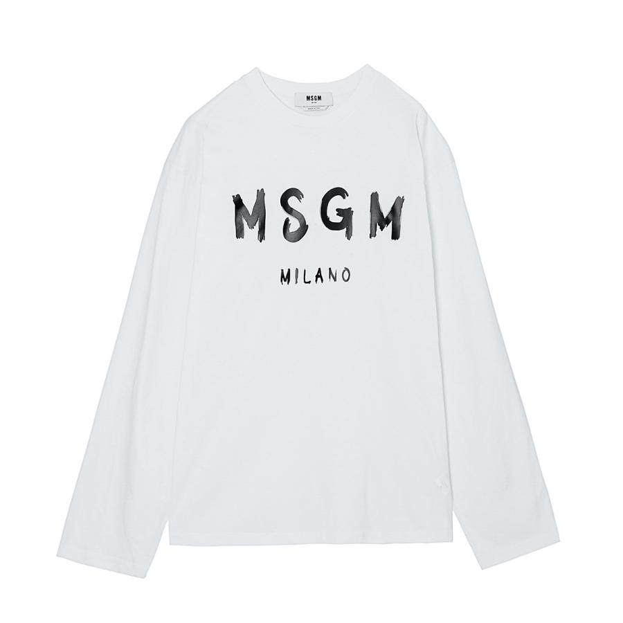エムエスジーエム MSGM クルーネック 長袖Tシャツ メンズ 2000mm511 