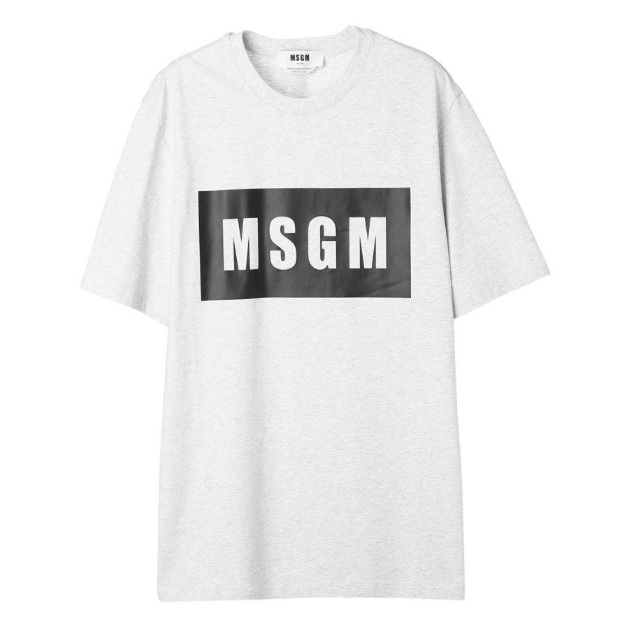 MSGM エムエスジーエム クルーネック Tシャツ グレー メンズ