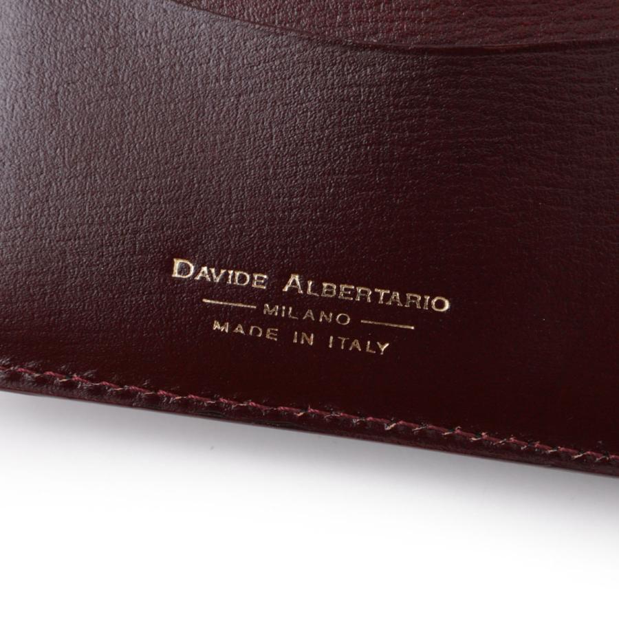 ダビデアルベルタリオ DAVIDE ALBERTARIO 2つ折り財布 小銭入れ付き