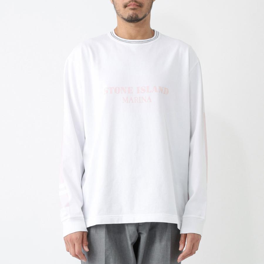 STONE ISLAND ストーンアイランド クルーネック長袖Tシャツ STONE ISLAND ストーンアイランド クルーネック長袖Tシャツ