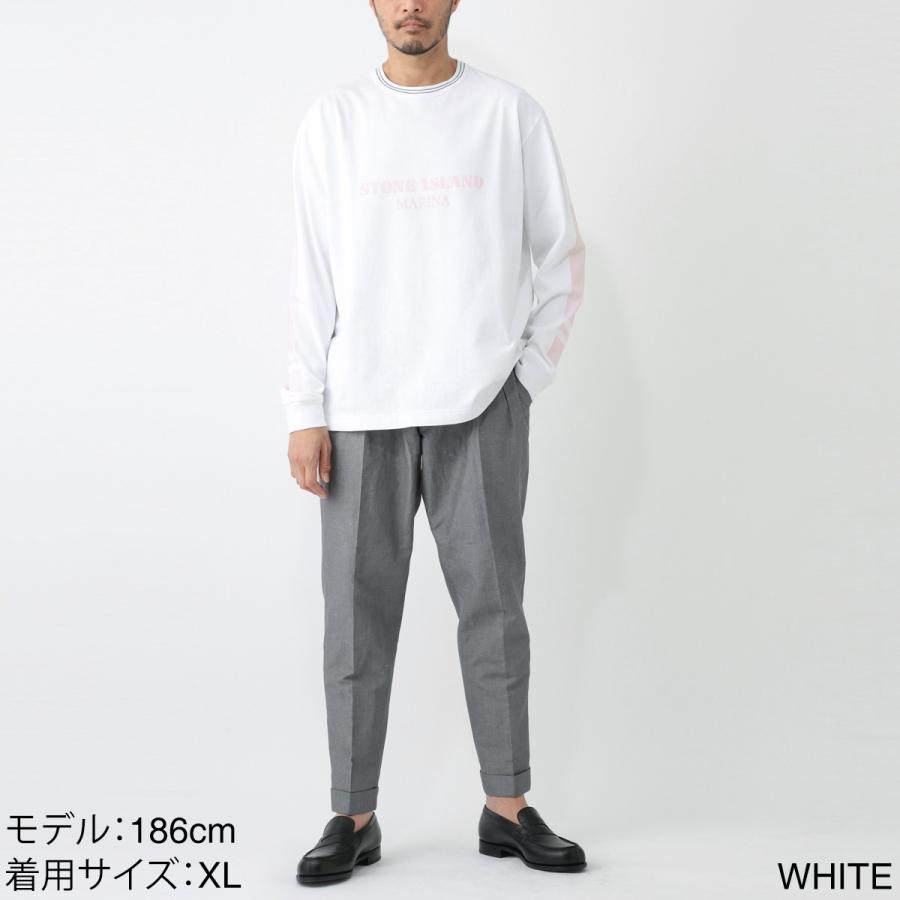 STONE ISLAND ストーンアイランド クルーネック長袖Tシャツ STONE ISLAND ストーンアイランド クルーネック長袖Tシャツ