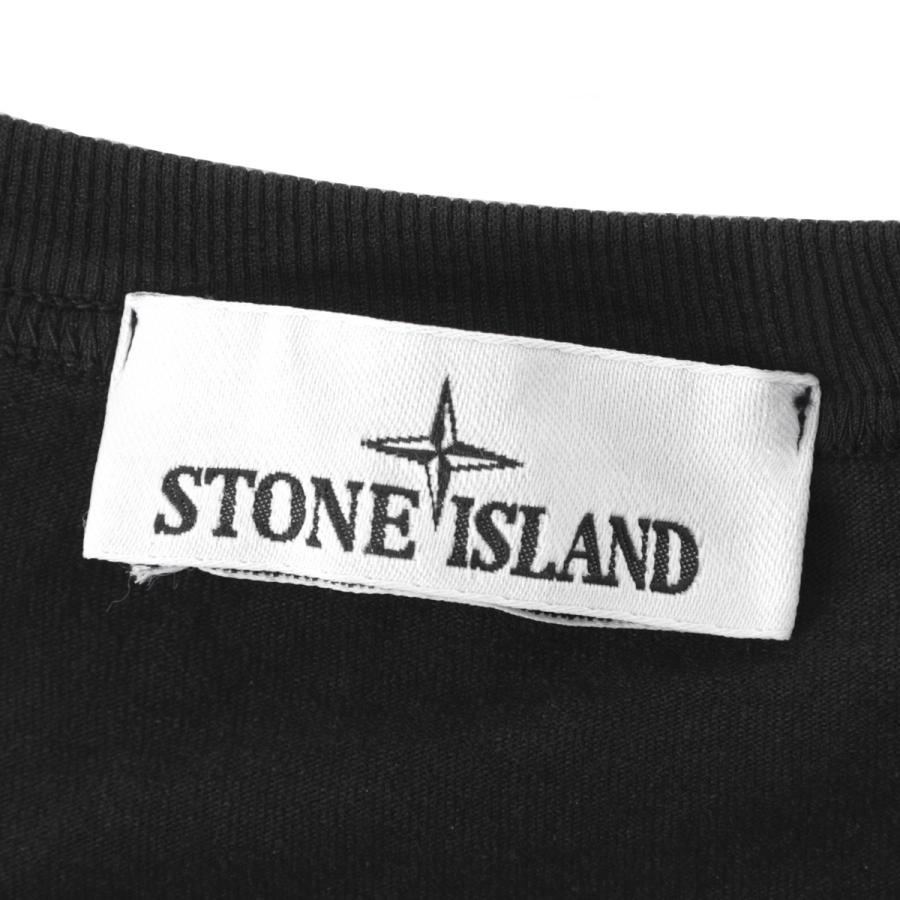 ストーンアイランド STONE ISLAND クルーネックTシャツ 2100004 COMBED ORGANIC COTTON JERSEY ブラック メンズの画像
