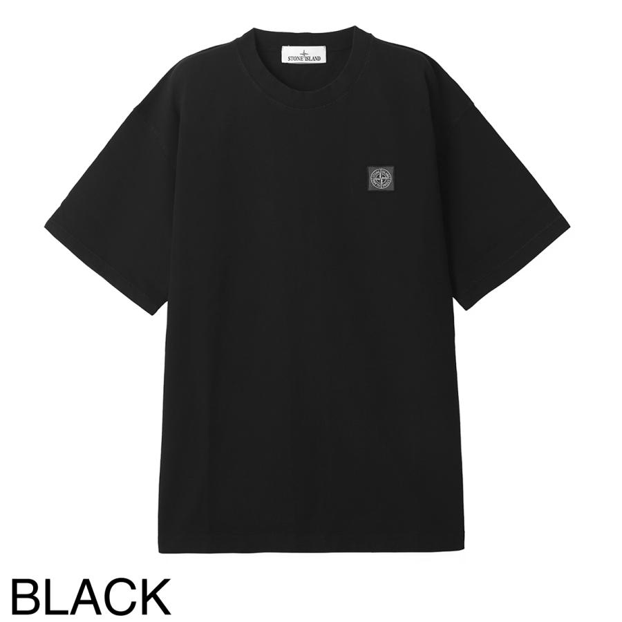 QR鑑定済み】ストーンアイランド Tシャツ S 黒 コンパスロゴ