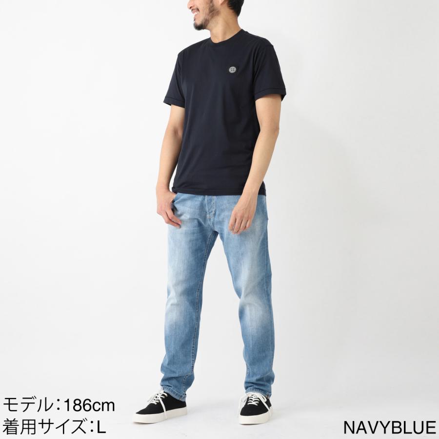 最後値下げ21SS STONE  クルーネック トレーナー STONE ISLAND ストーンアイランド 21SS ロゴパッチ クルーネック