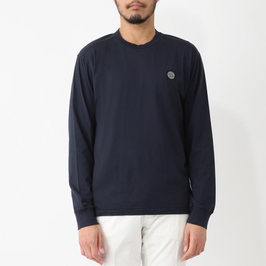 STONE ISLAND（ストーン アイランド） クルーネック 長袖Tシャツ