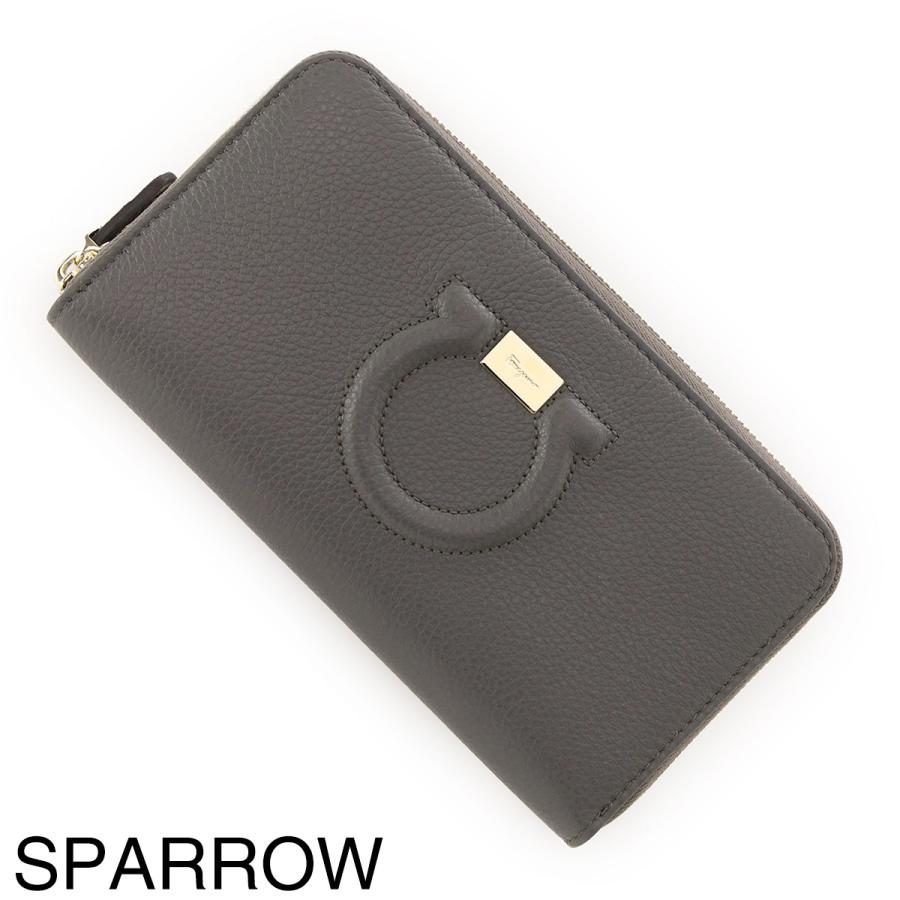 ☆新品未使用☆フェラガモ☆長財布☆ 日本未入荷! フェラガモ ガンチーニ ロゴ 長財布 ユニセックス