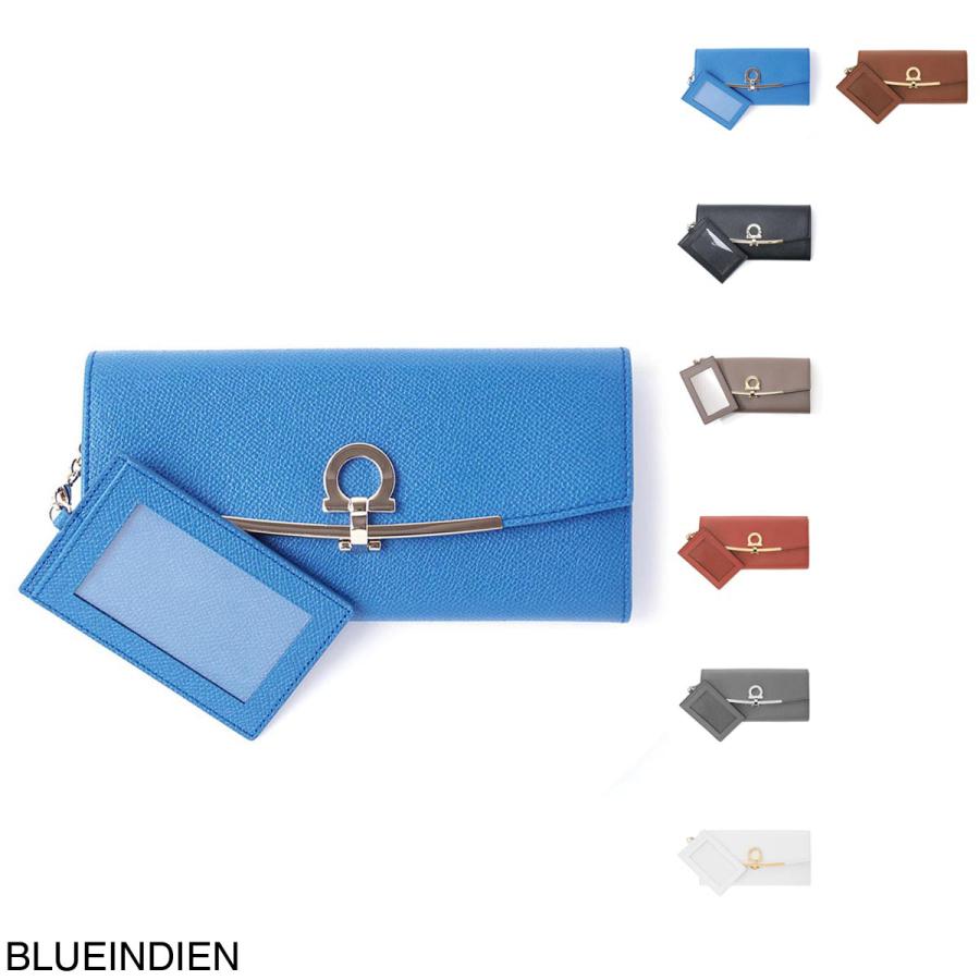 フェラガモ FERRAGAMO レディース 長財布 パスケース付き FERRAGAMO（フェラガモ） 長財布 小銭入れ付き レディース 22d150