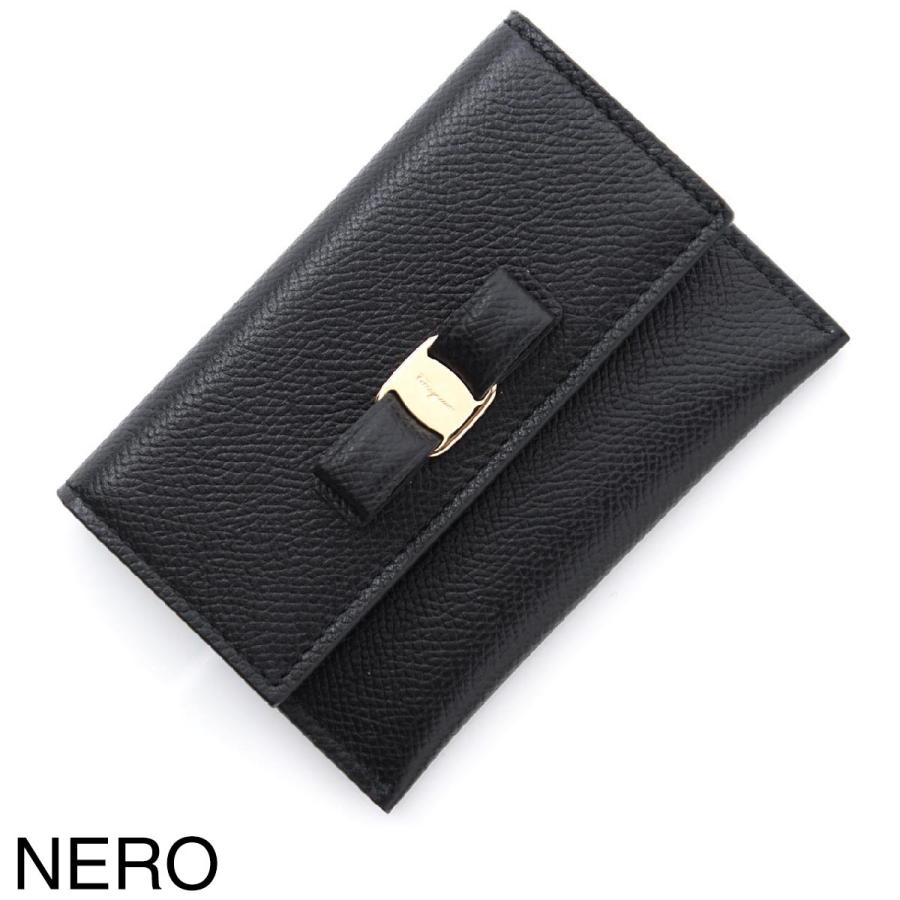 FERRAGAMO（フェラガモ） カードケース レディース 22d155-683522-nero