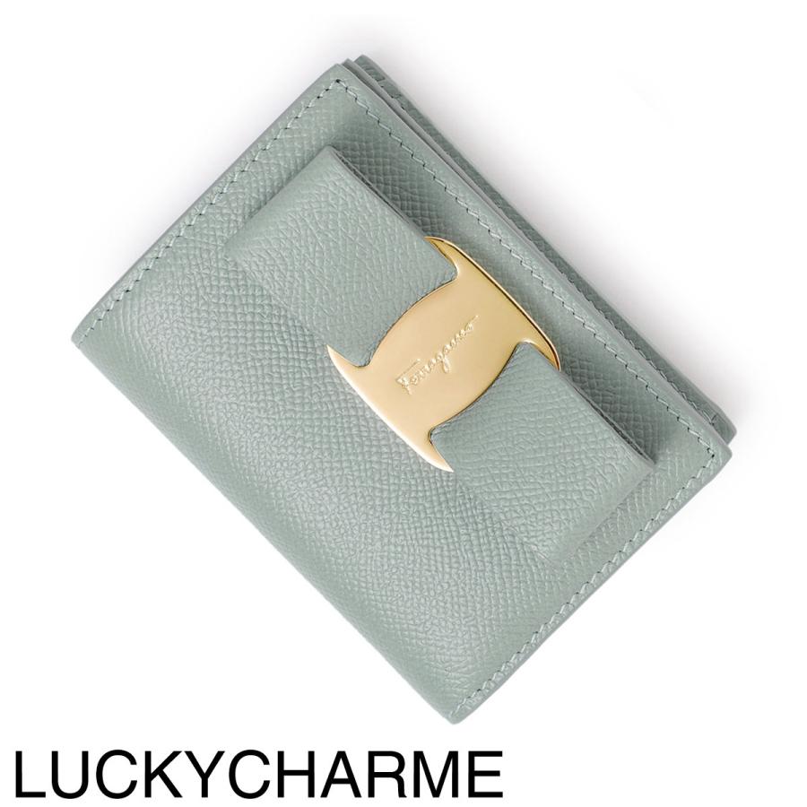 FERRAGAMO フェラガモ 2つ折り財布 小銭入れ付き レディース FERRAGAMO フェラガモ 2つ折り財布 小銭入れ付き レディース