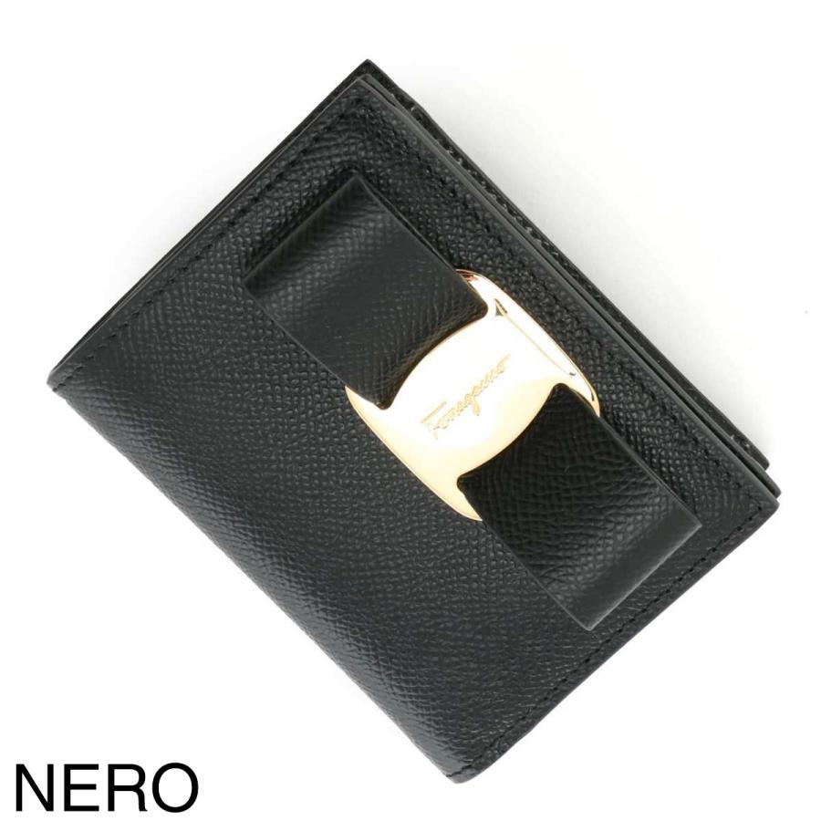 FERRAGAMO フェラガモ 2つ折り財布 小銭入れ付き レディース FERRAGAMO フェラガモ 2つ折り財布 小銭入れ付き レディース
