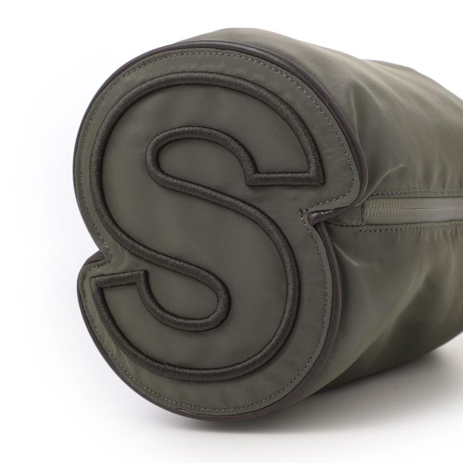 サカイ sacai バケットバッグ MONOGRAM-EMBROIDERED BUCKET BAG