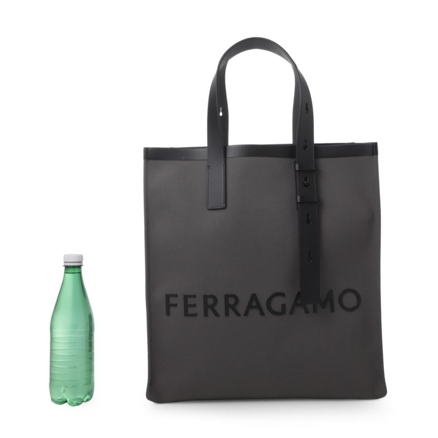フェラガモ トートバッグ レザー ショルダー A4 肩掛け グレー FERRAGAMO（フェラガモ） トートバッグ グレー メンズ items-241297