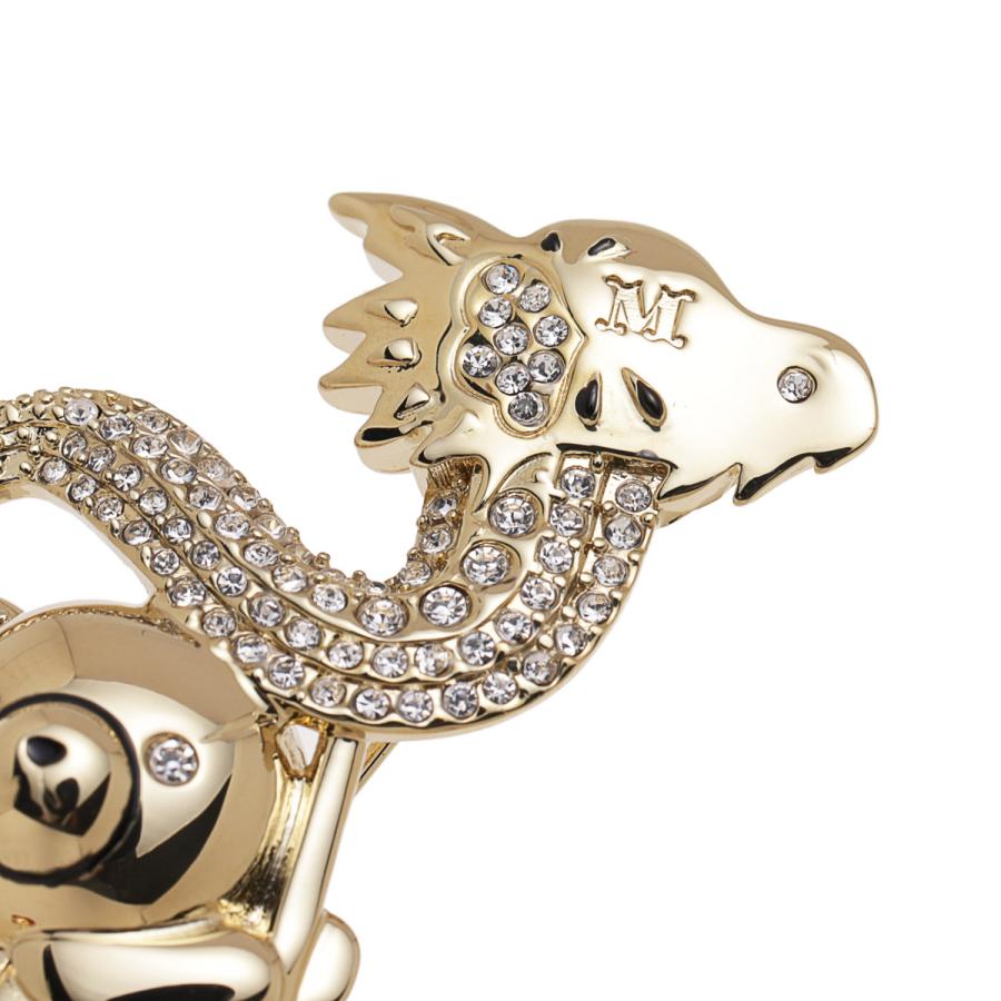 残りわずか】MaxMara/マックスマーラ Mロゴブローチ(クリスタル