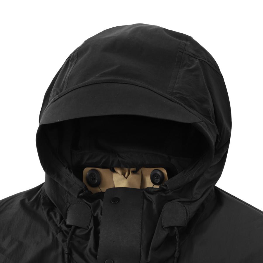 テンシー Ten c アノラック SKYE TEN ANORAK 大きいサイズあり ブラック メンズ 24ctcuc10151-a06048-999の画像