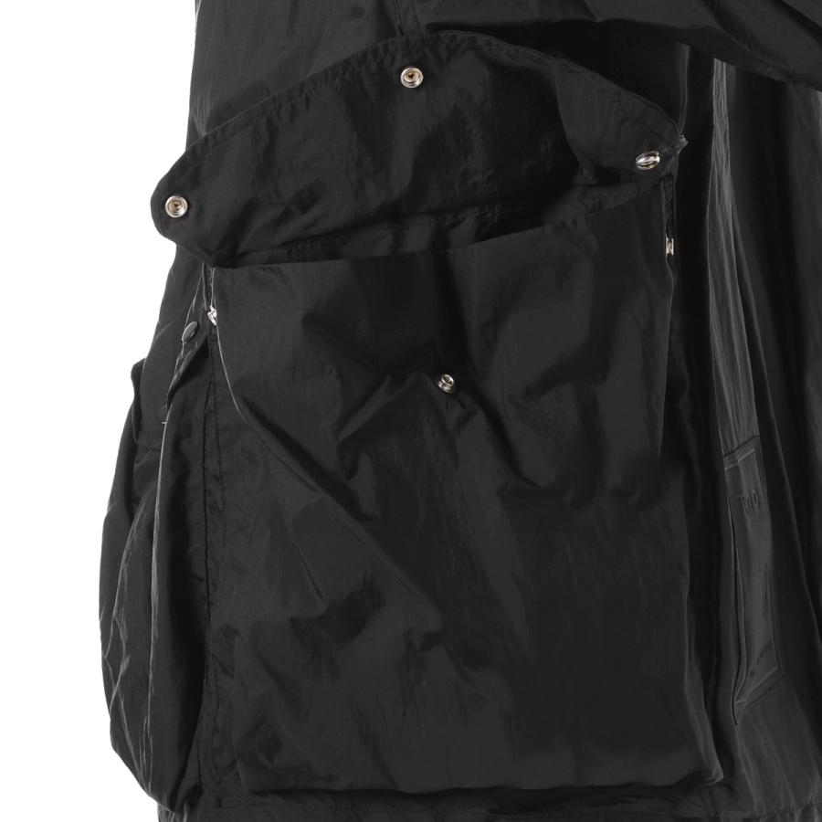 テンシー Ten c アノラック SKYE TEN ANORAK 大きいサイズあり ブラック メンズ 24ctcuc10151-a06048-999の画像