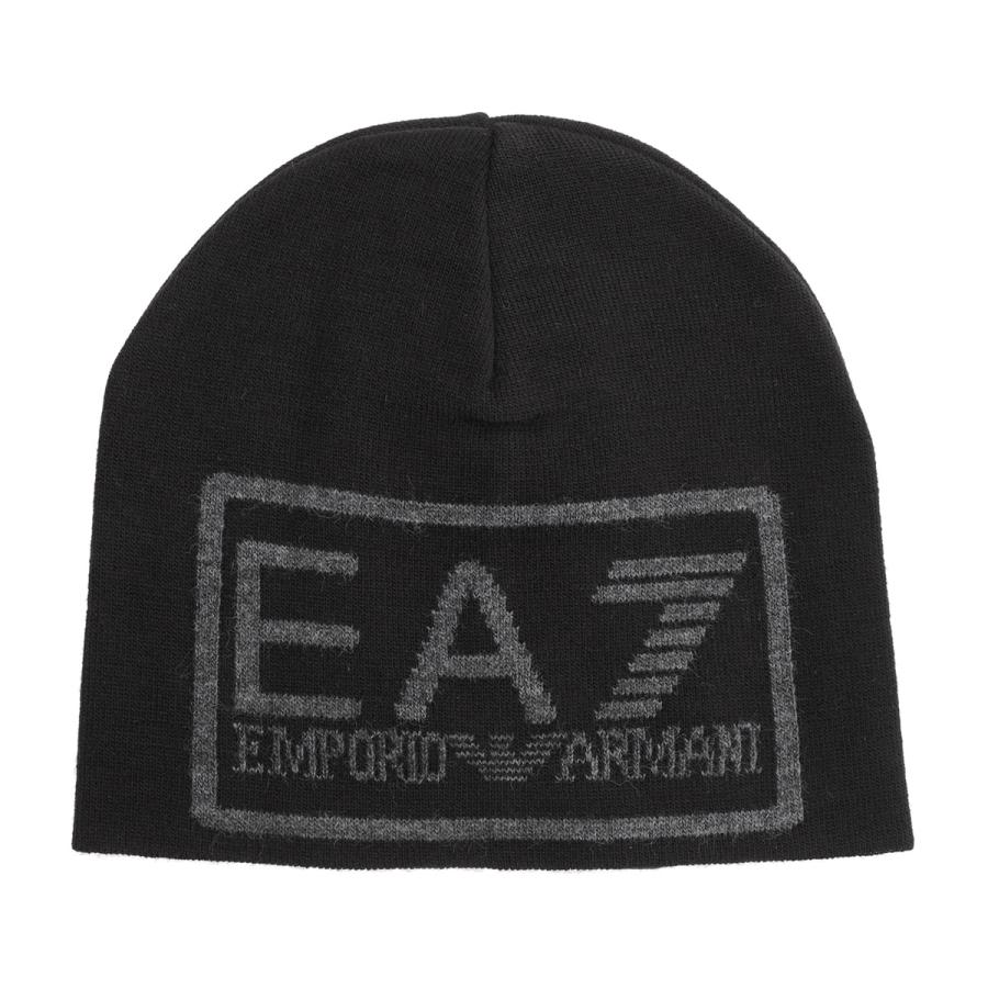 エンポリオアルマーニ EA7 EMPORIO ARMANI ニットキャップ ブラック 