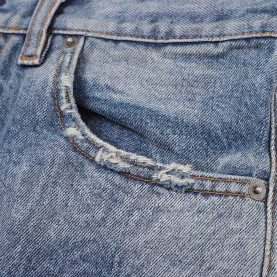 6108【訳あり】メゾンマルジェラ　ビスコースサテンパンツ　ジップ　ライトブルー 6108【訳あり】メゾンマルジェラ ビスコースサテンパンツ ジップ