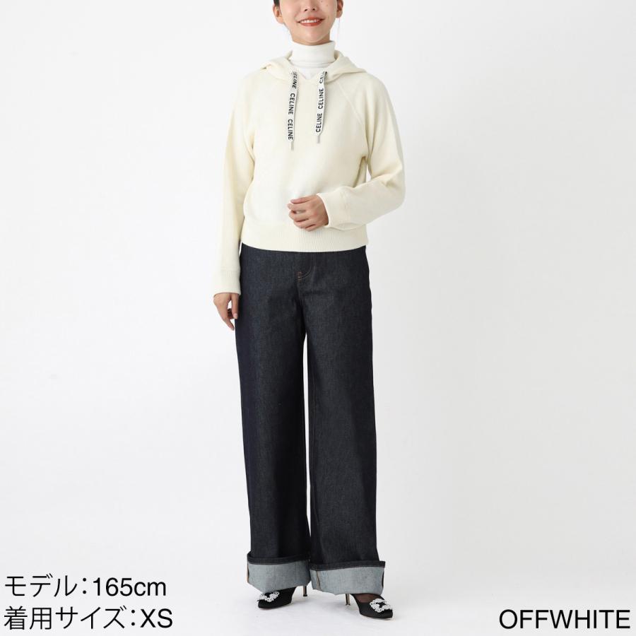 CELINE セリーヌ ニット パーカ PULL BOXY CROPPED CAPUCHE CELINE セリーヌ ニット パーカ PULL BOXY CROPPED CAPUCHE