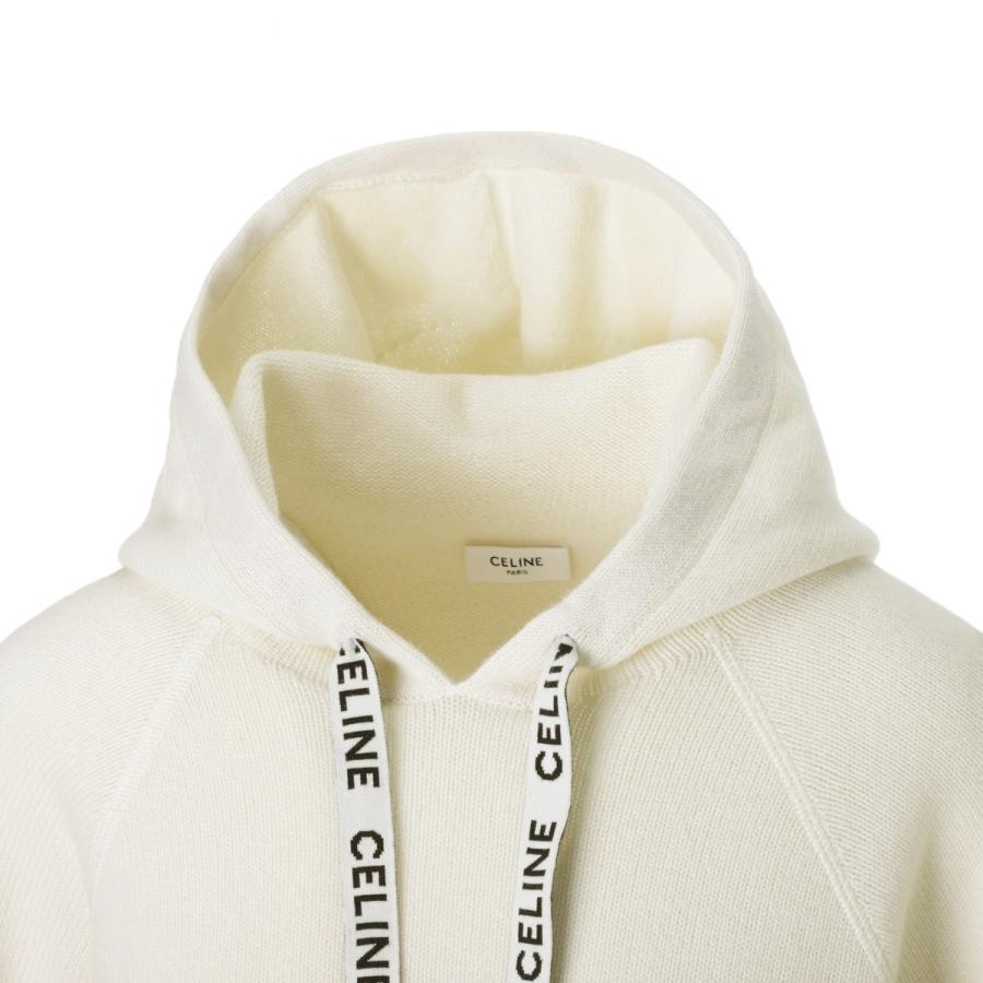 CELINE セリーヌ ニット パーカ PULL BOXY CROPPED CAPUCHE CELINE セリーヌ ニット パーカ PULL BOXY CROPPED CAPUCHE