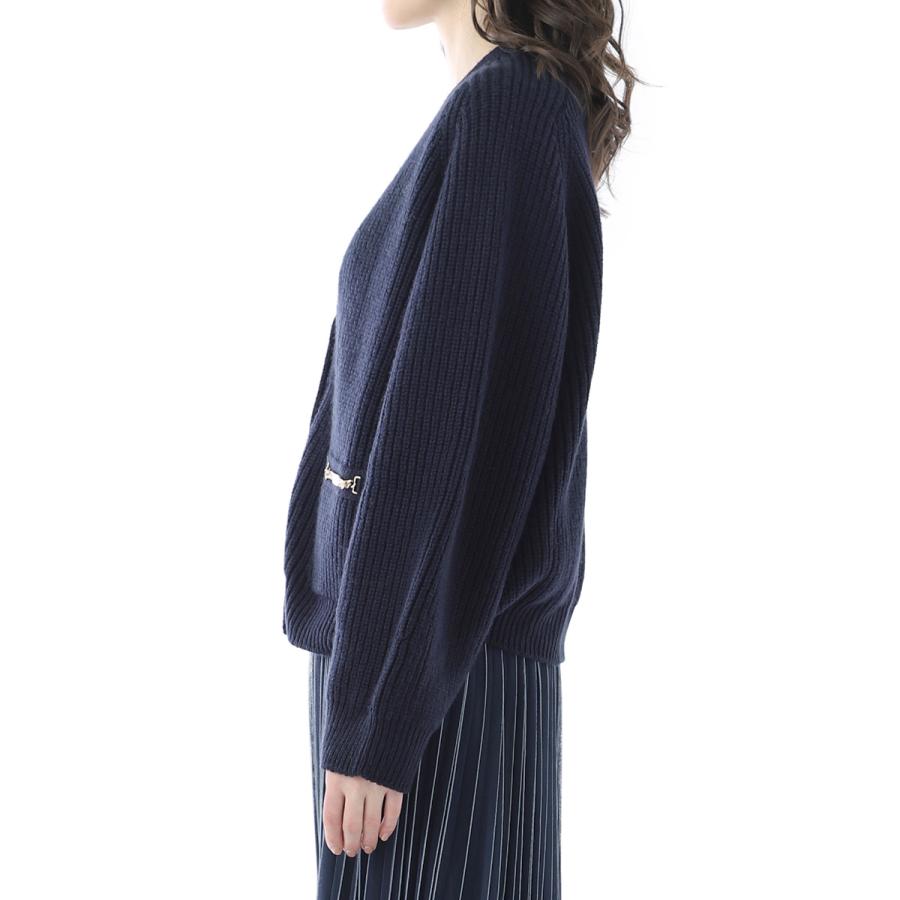 o空o　セリーヌカーディガン CELINE - CELINE セリーヌ カーディガン M アイボリーx黒x青等