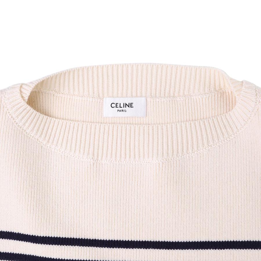 CELINE ストライプニットセーター