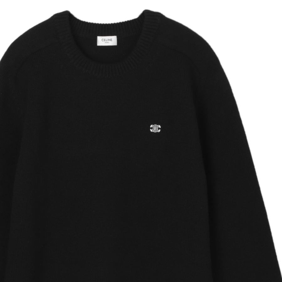CELINE（セリーヌ） クルーネックニット CREWNECK SWEATER ブラック