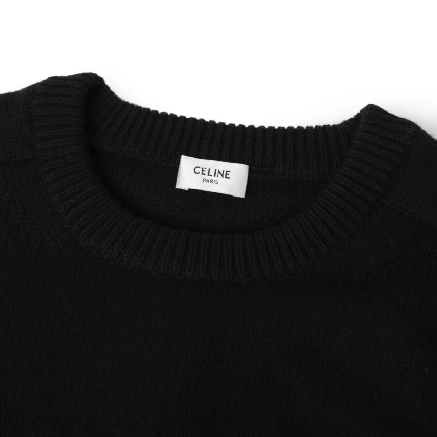 CELINE（セリーヌ） クルーネックニット CREWNECK SWEATER ブラック