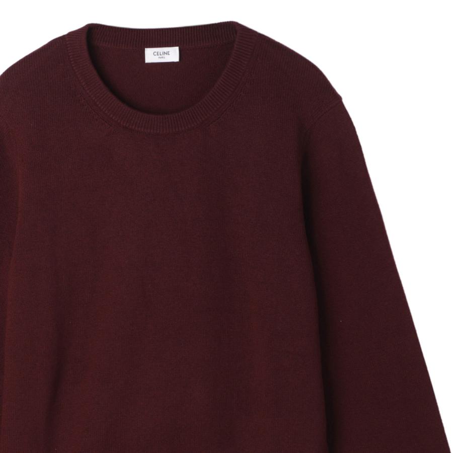 セリーヌ CELINE クルーネックニット レッド メンズ 2ad7c-264w-28rbの画像