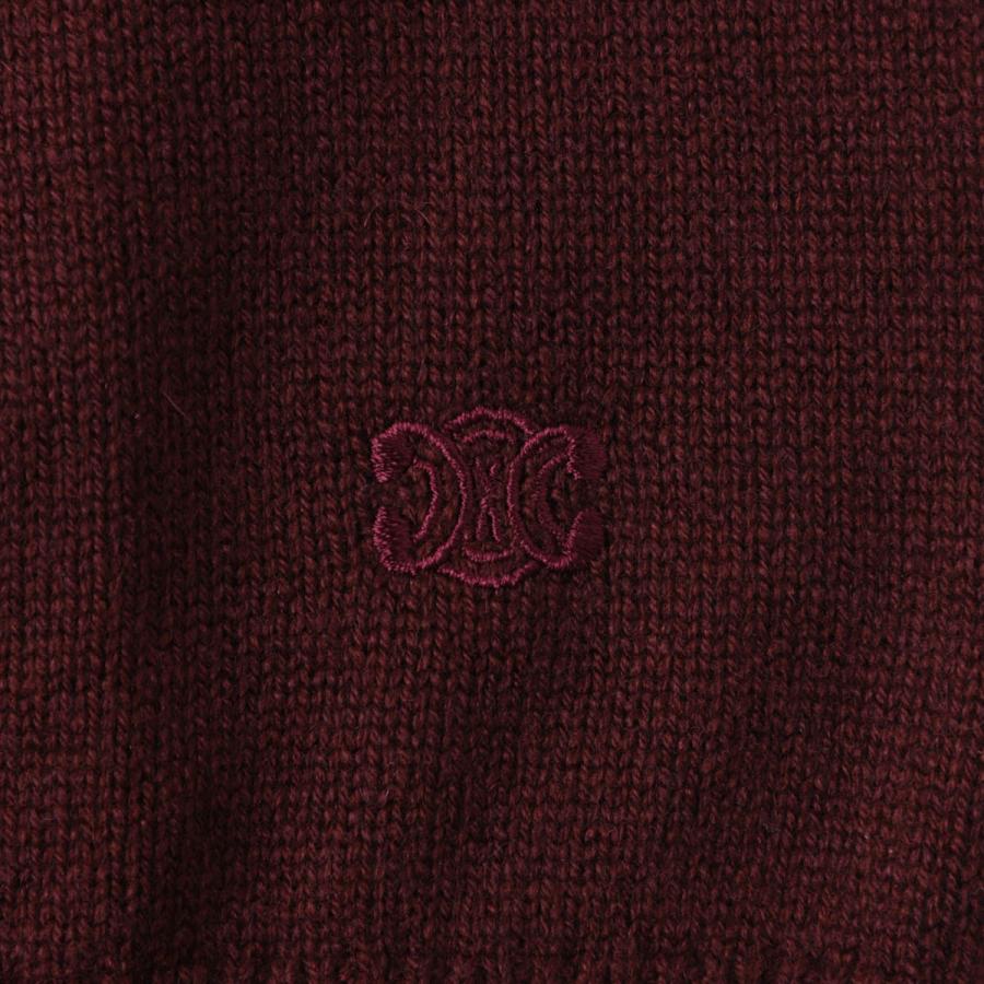 CELINE セリーヌ クルーネックニット レッド メンズ 2ad7c-264w-28rb  