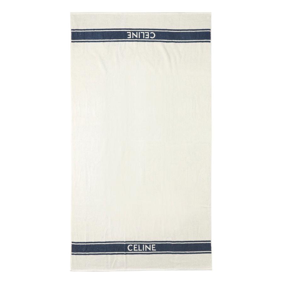CELINE（セリーヌ） ビーチタオル タオルブランケット ブルー 2ar03