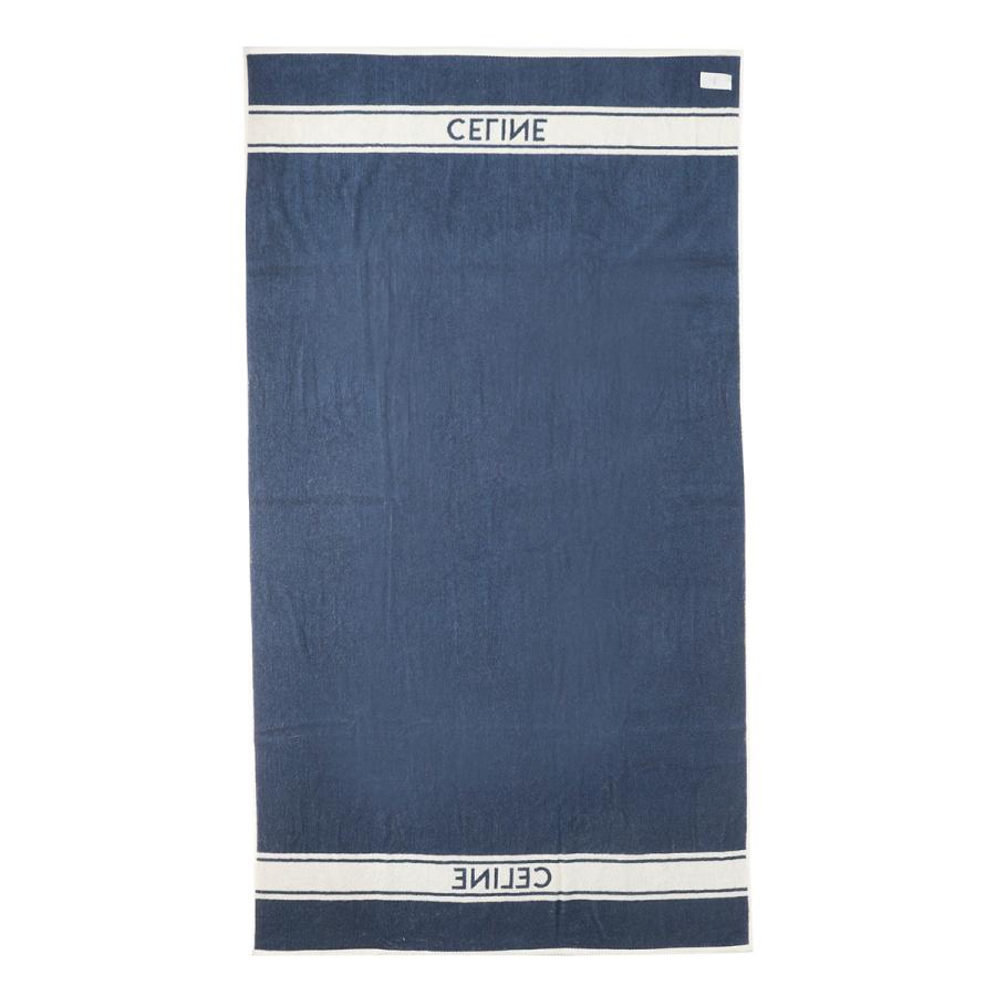 CELINE（セリーヌ） ビーチタオル タオルブランケット ブルー 2ar03