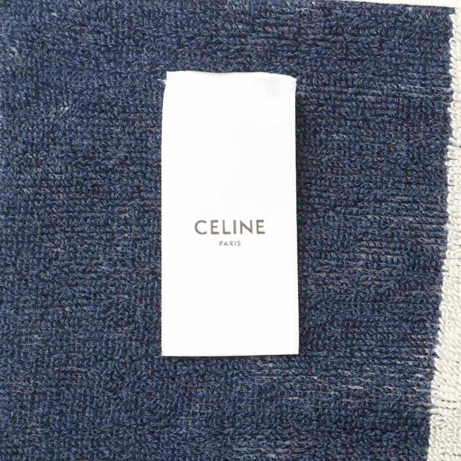 CELINE（セリーヌ） ビーチタオル タオルブランケット ブルー 2ar03