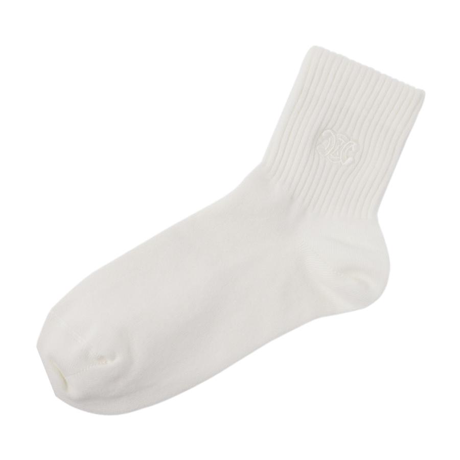 [あす着] セリーヌ CELINE 靴下 ソックス レディース CHAUSSETTES TRIOMPHE CELINE（セリーヌ） 靴下 CHAUSSETTES TRIOMPHE ソックス ホワイト