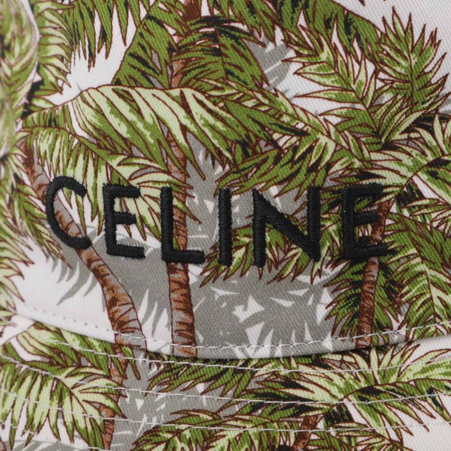 CELINE パームツリー柄 バケットハット 3万円均一】【アウトレット】【ラスト1点】CELINE セリーヌ バケット