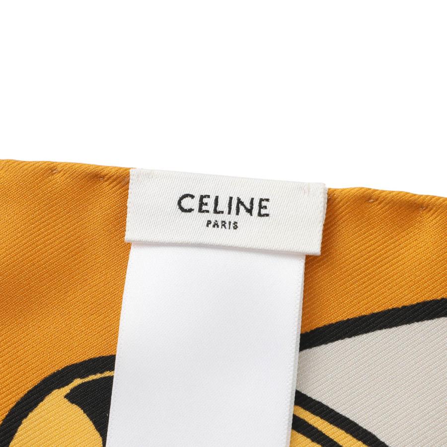 セリーヌ CELINE スカーフ 90 X 90 CM オレンジ レディース 2aw90-2r16-gbq3の画像