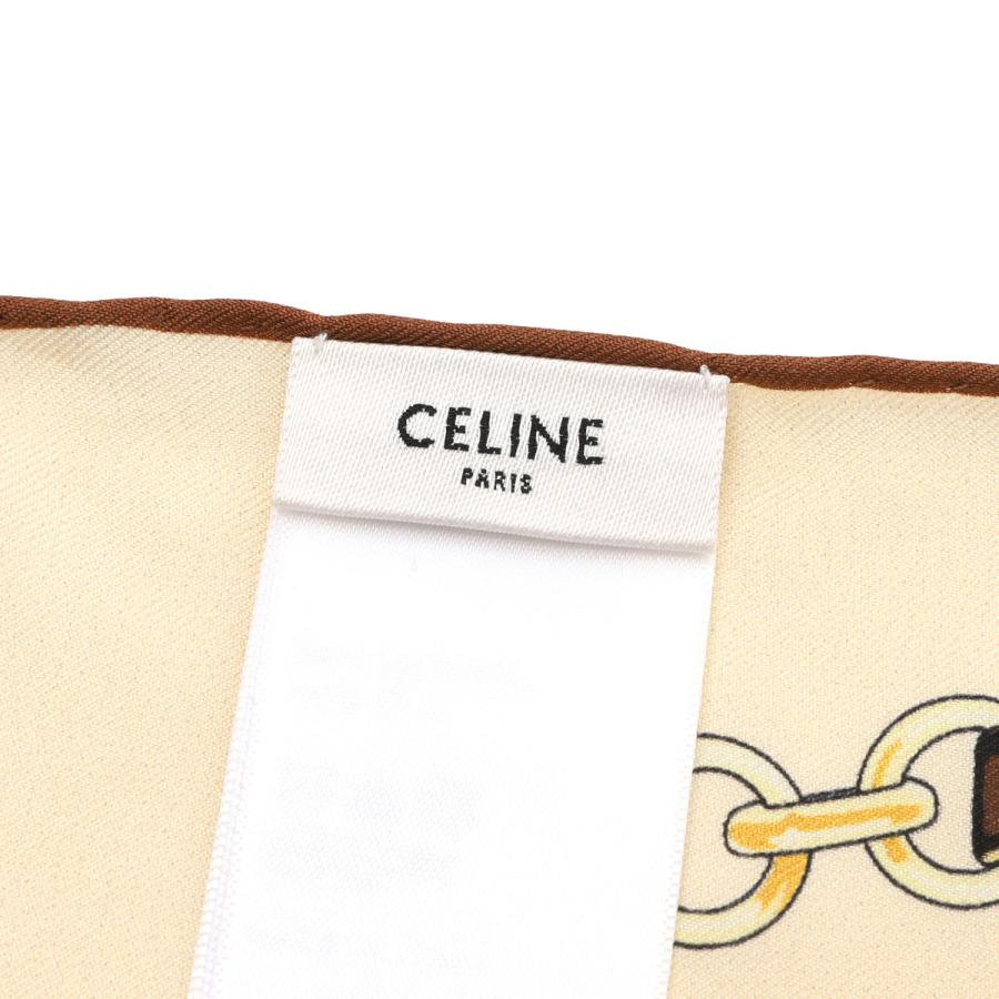 CELINE（セリーヌ） バンダナ スカーフ ベージュ レディース : モダン