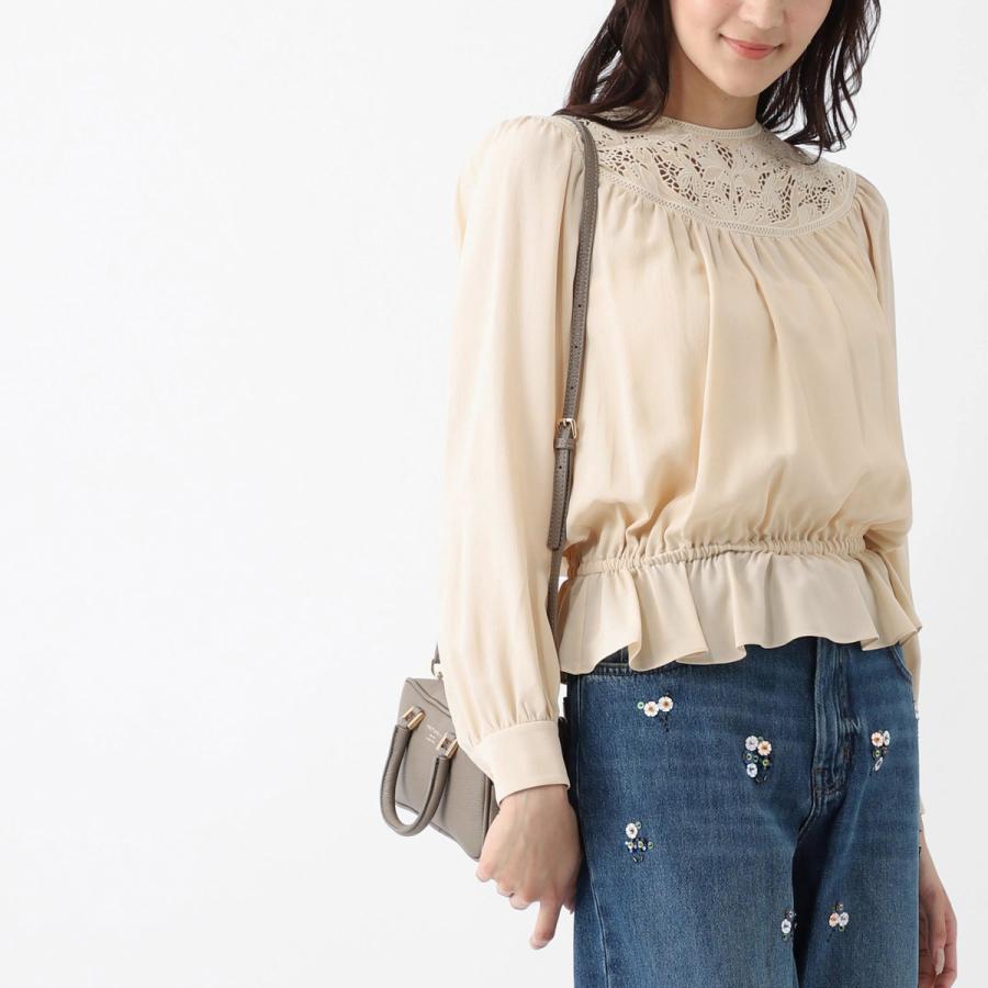 CELINE（セリーヌ） ブラウス BLOUSE ENCOLURE GUIPURE ベージュ