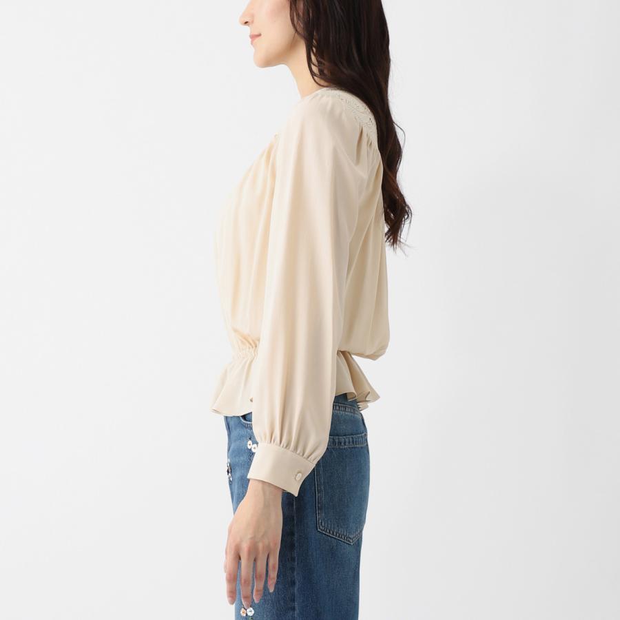 CELINE（セリーヌ） ブラウス BLOUSE ENCOLURE GUIPURE ベージュ