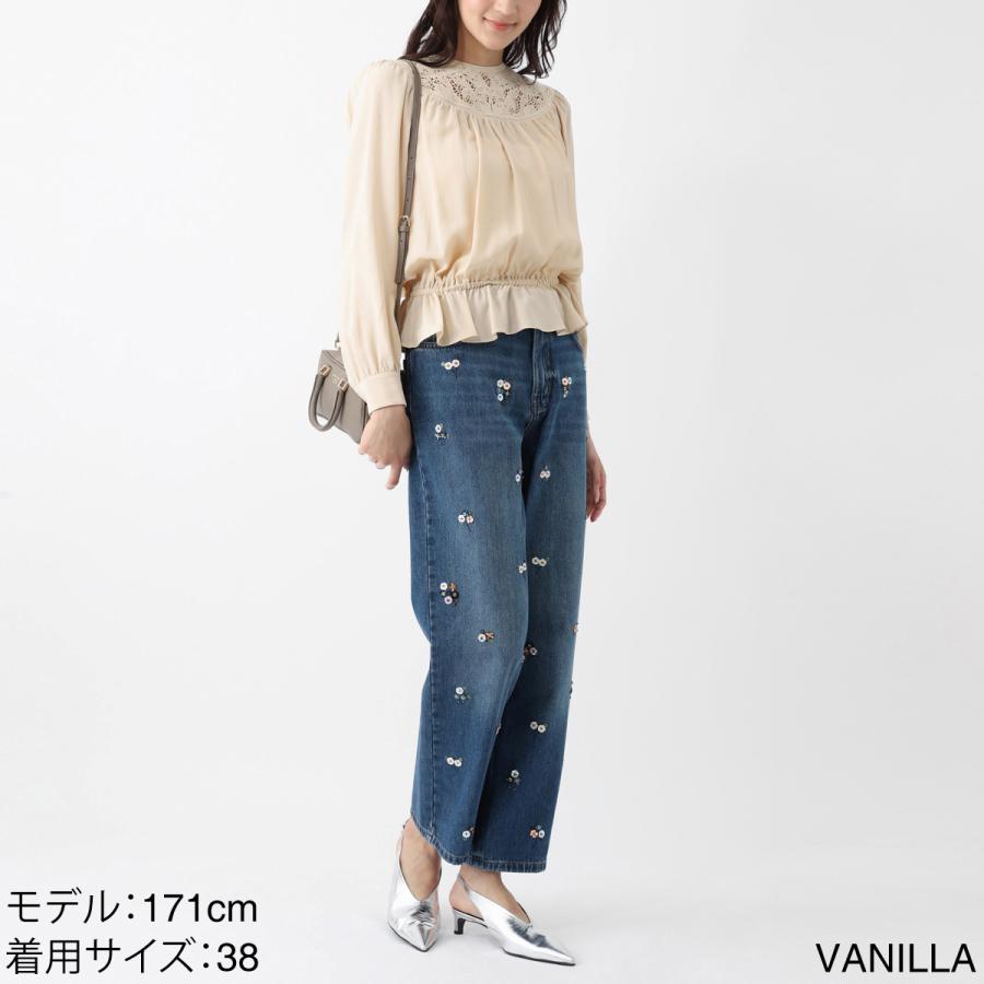 CELINE（セリーヌ） ブラウス BLOUSE ENCOLURE GUIPURE ベージュ