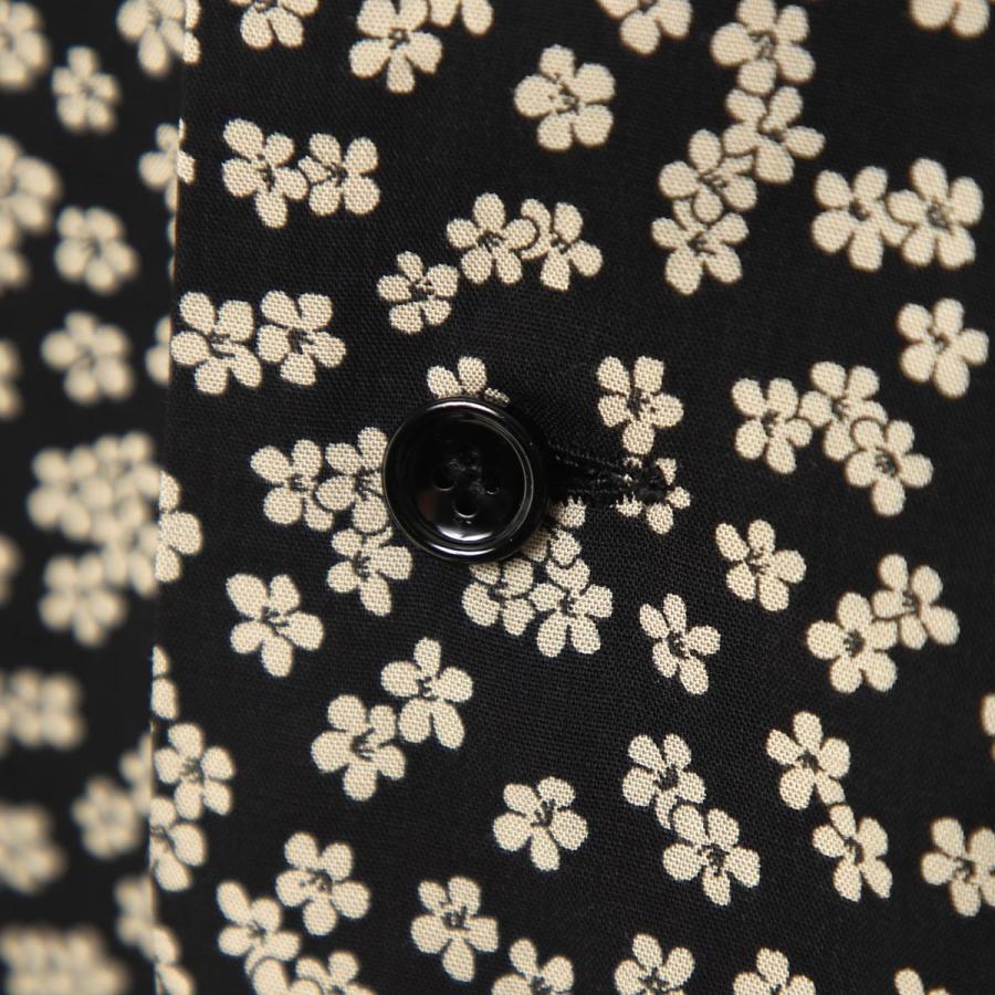 セリーヌ CELINE オープンカラーシャツ ブラック メンズ 2c036-480k 