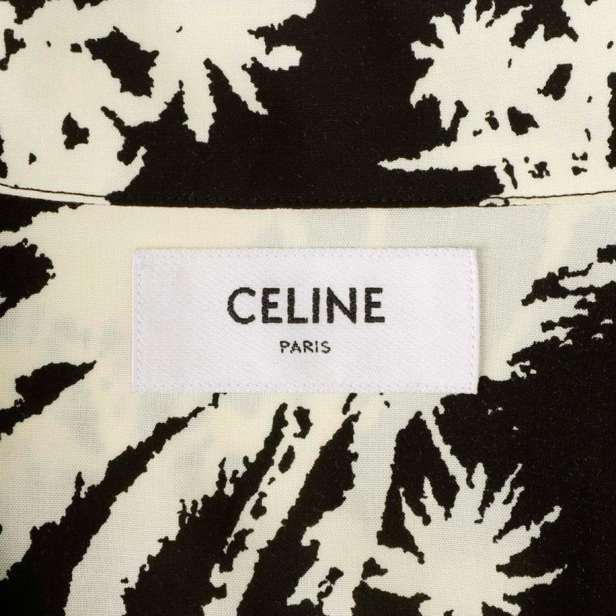 CELINE セリーヌ 半袖シャツ 半袖オープンカラーシャツ マルチ