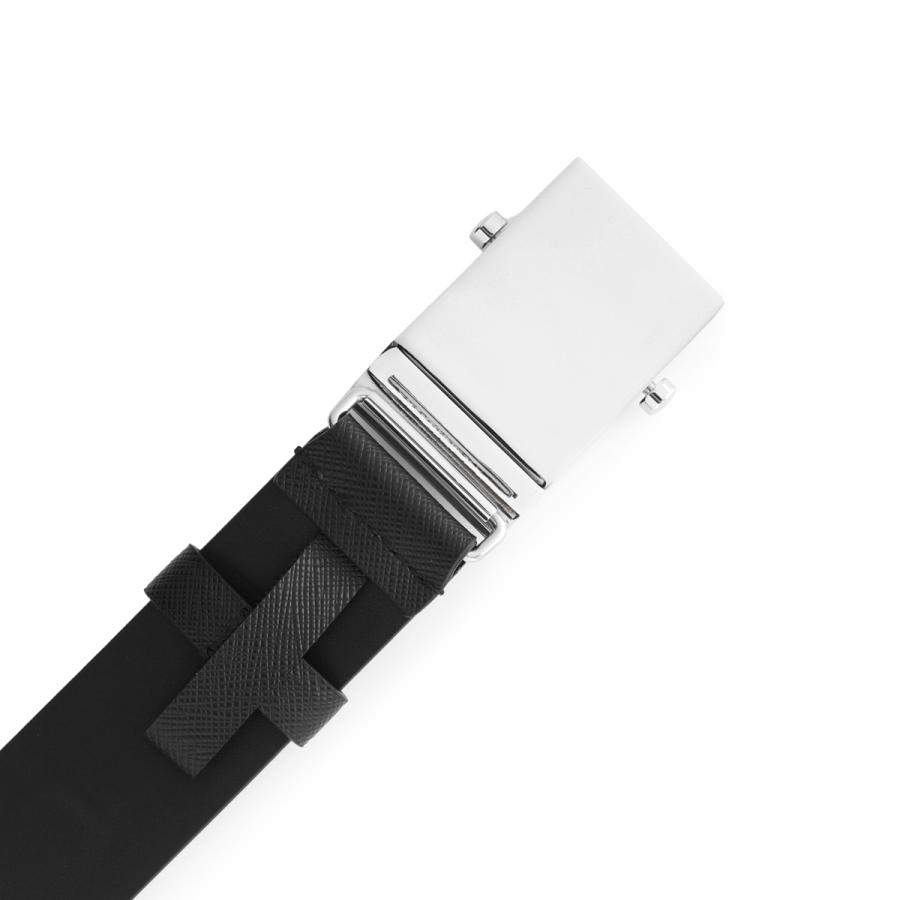 PRADA プラダ ベルト SAFFIANO ブラック メンズ 2cm256-053