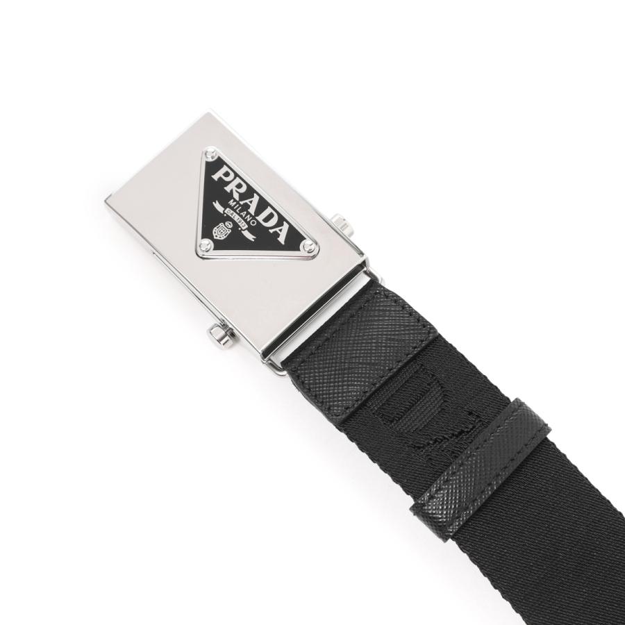 PRADA プラダ ナイロンベルト NASTRO LOGO ブラック メンズ