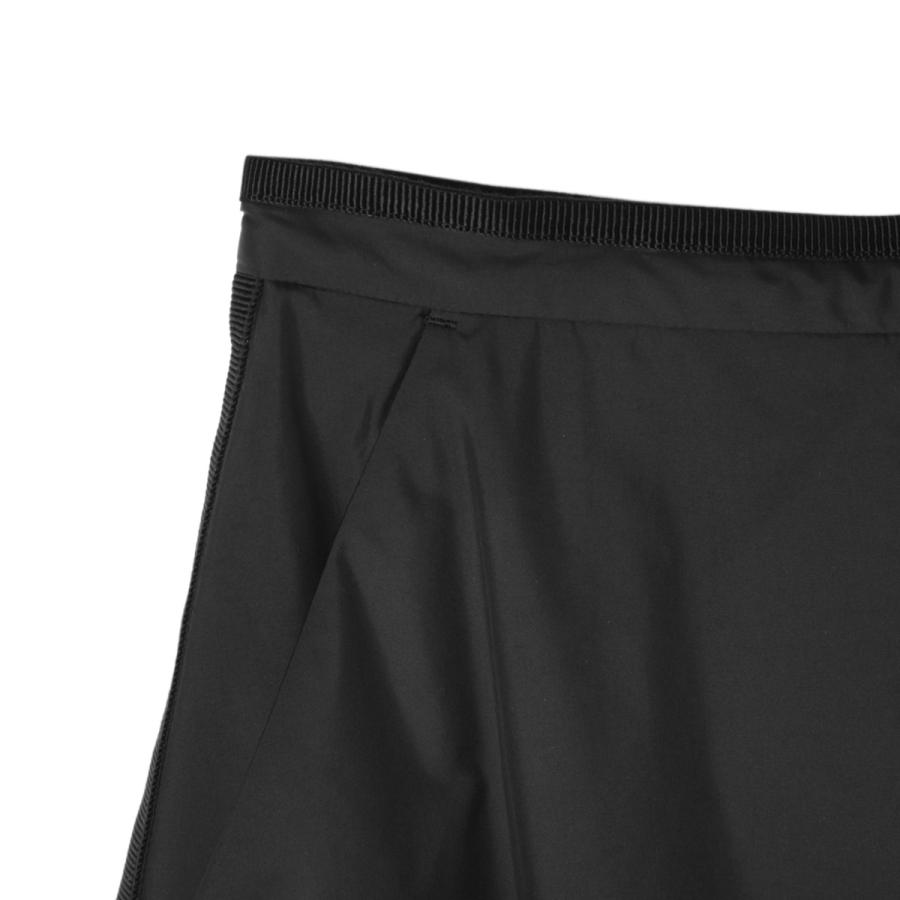 モンクレール ネロ/ブラック 2ウェイ ジップ コットン スカート モンクレール ネロ/ブラック 2ウェイ ジップ コットン スカート