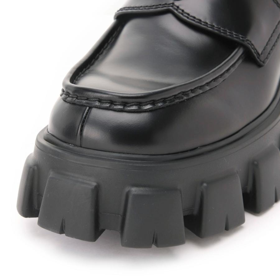 PRADA プラダ ローファー 大きいサイズあり ブラック メンズ PRADA プラダ ローファー 大きいサイズあり ブラック メンズ