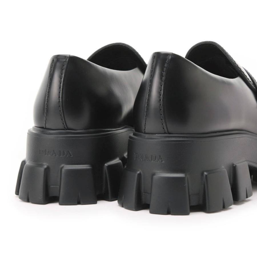 PRADA プラダ ローファー 大きいサイズあり ブラック メンズ PRADA プラダ ローファー 大きいサイズあり ブラック メンズ