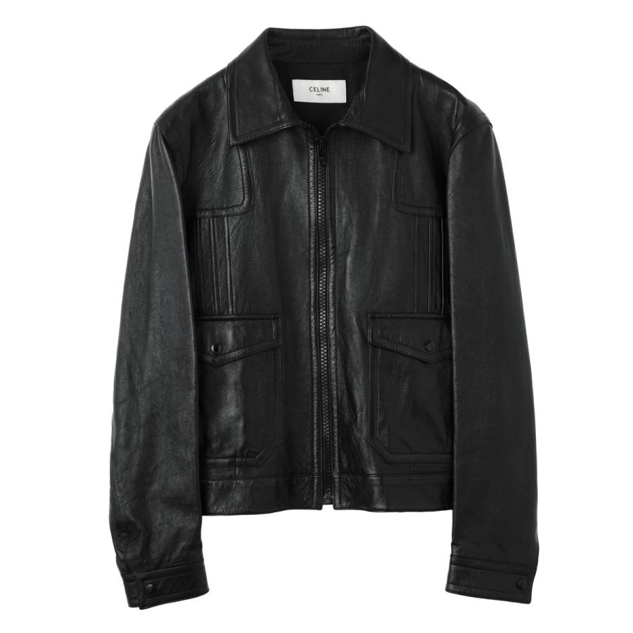CELINE セリーヌ レザージャケット LAMBSKIN LOOSE BLOUSON CELINE セリーヌ レザージャケット LAMBSKIN LOOSE BLOUSON
